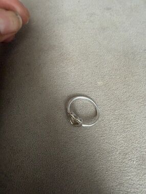 Pandora Silver Heart Knot Ring